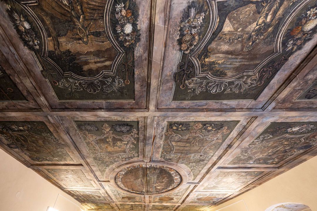 Komentovaná prohlídka malovaného stropu barokního, astrologické nebe Jihlavy