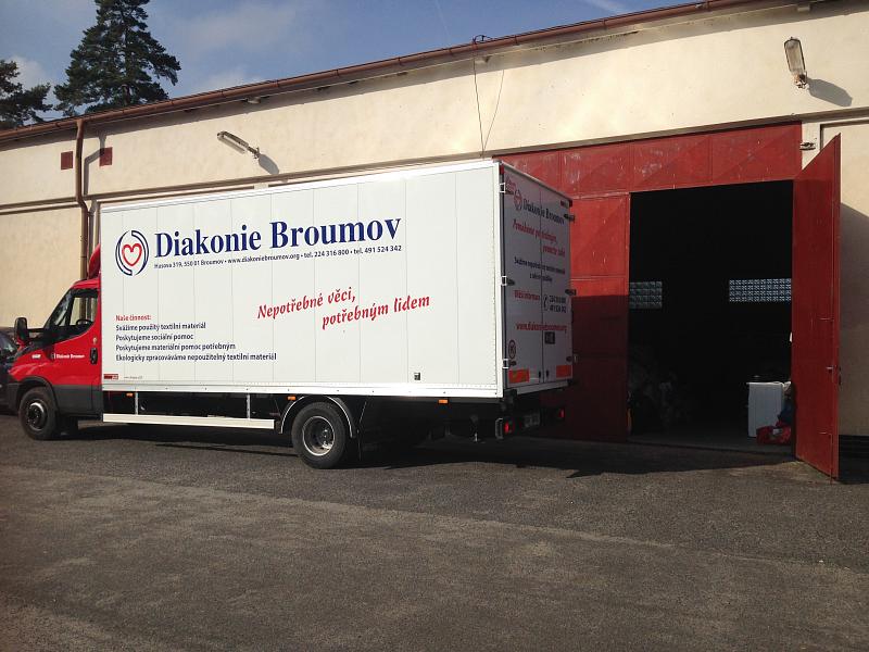 Diakonie Broumov - Nepotřebné věci potřebným lidem
