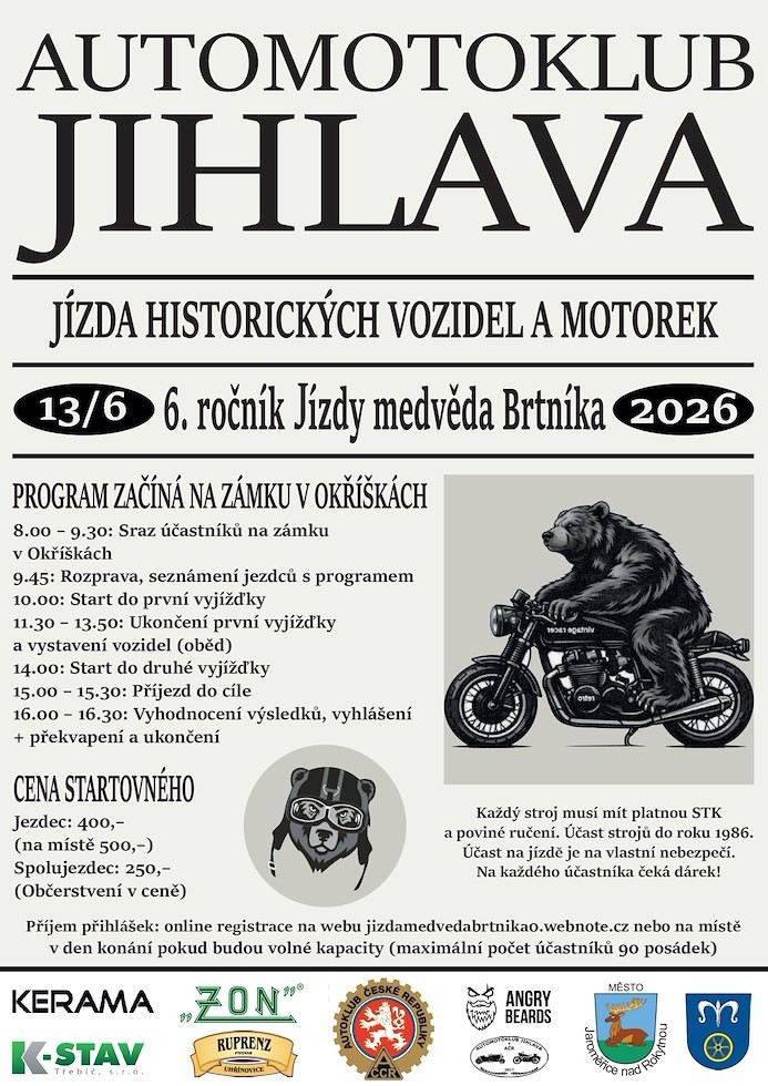 6. ročník Jízdy medvěda Brtníka