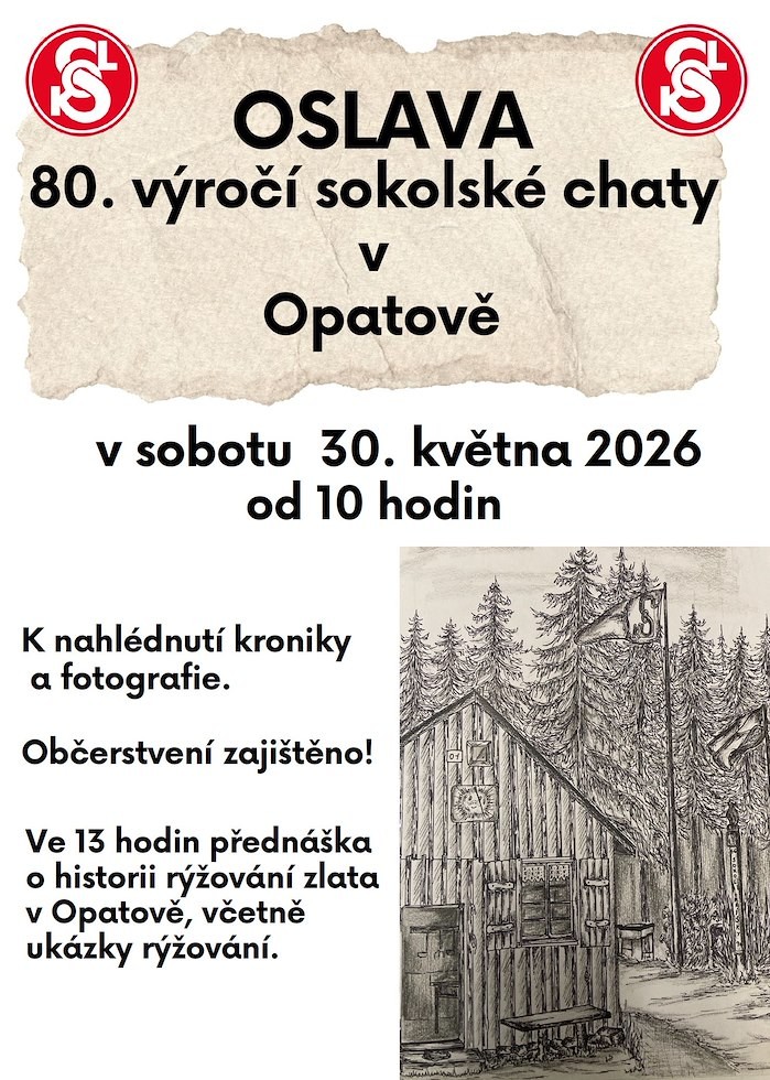Oslava 80. výročí sokolské chaty v Opatově