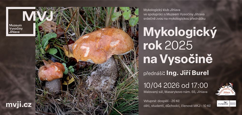 Mykologický rok 2025 na Vysočině