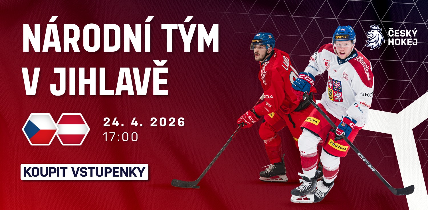 Česko x Rakousko – přípravný hokejový zápas na MS