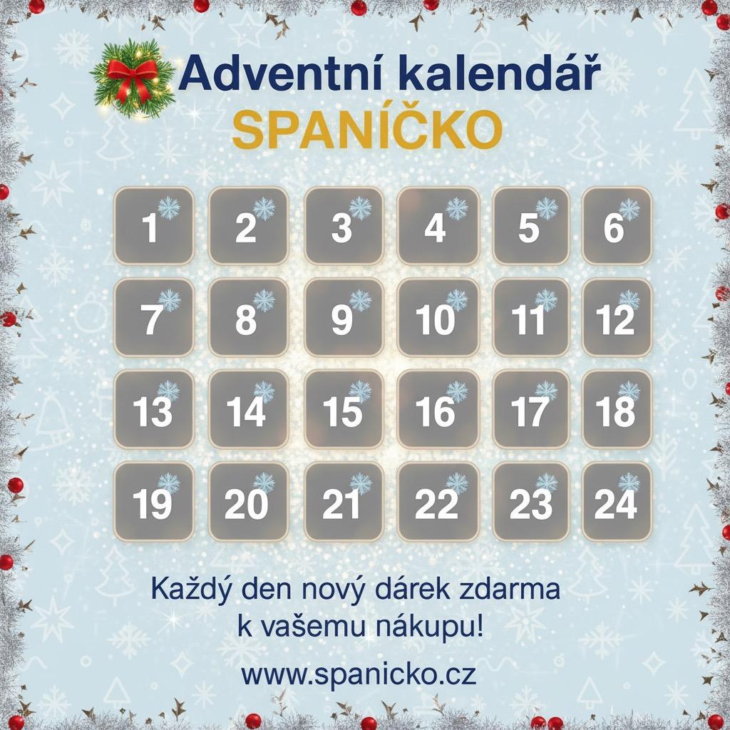 SPANIČKO adventní kalendář plný slev