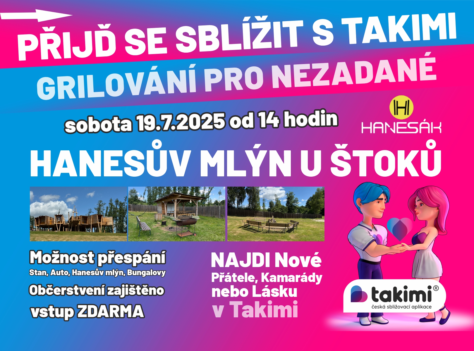 GRILOVÁNÍ PRO NEZADANÉ