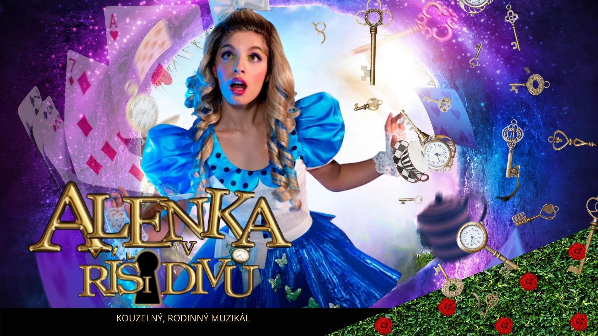 ALENKA V ŘÍŠI DIVŮ - rodinný muzikál