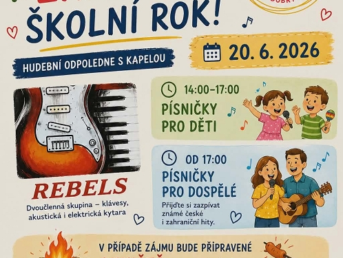 PŘIJĎTE S NÁMI ZAKONČIT ŠKOLNÍ ROK