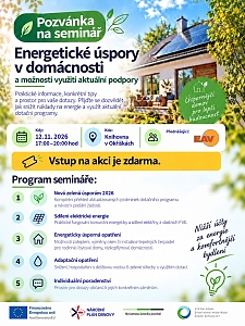 Seminář "Energetické úspory v domácnosti"