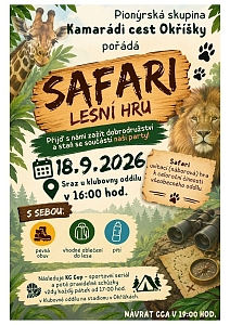Lesní hra Africké safari