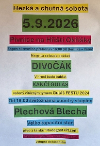 Hezká a chutná sobota s kapelou Plechová Blecha