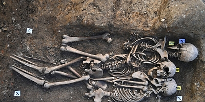Archeologie při stavbě Horácké multifunkční arény: Výzkum hřbitova u kostela sv. Ducha