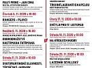 Program MKS Třebíč na listopad 2026