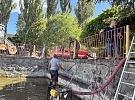 Požární nádrž potřebovala vyčistit
