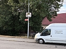Nové dopravní zrcadlo na křižovatce ulic Nádražní a Za Tratí