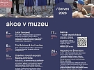 Program akcí Muzea Vysočiny Třebíč v červnu 2026