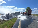 TRAGÉDIE U ŠTOKŮ: Dva kamiony v plamenech, oba řidiči nepřežili!