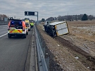 Těžké zranění na D1 km 96,5 směr Brno