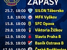 Termíny domácích zápasů FC Vysočina - 2025/2026