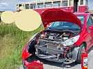 Dopravní nehoda mezi vlakem a osobním vozidlem