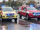 V Novém Městě na Moravě se střetla dvě osobní vozidla, nehoda se obešla bez zranění