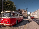 FOTO: Historické vozy MHD projely Jihlavou