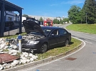 Nehoda v Humpolci poškodila plynovou přípojku, provoz už je obnoven